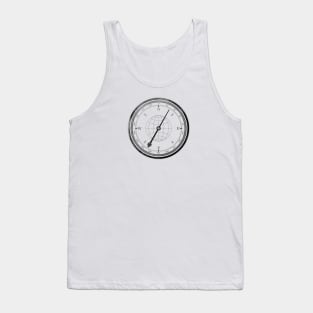 Black Grunge Compass II Tank Top